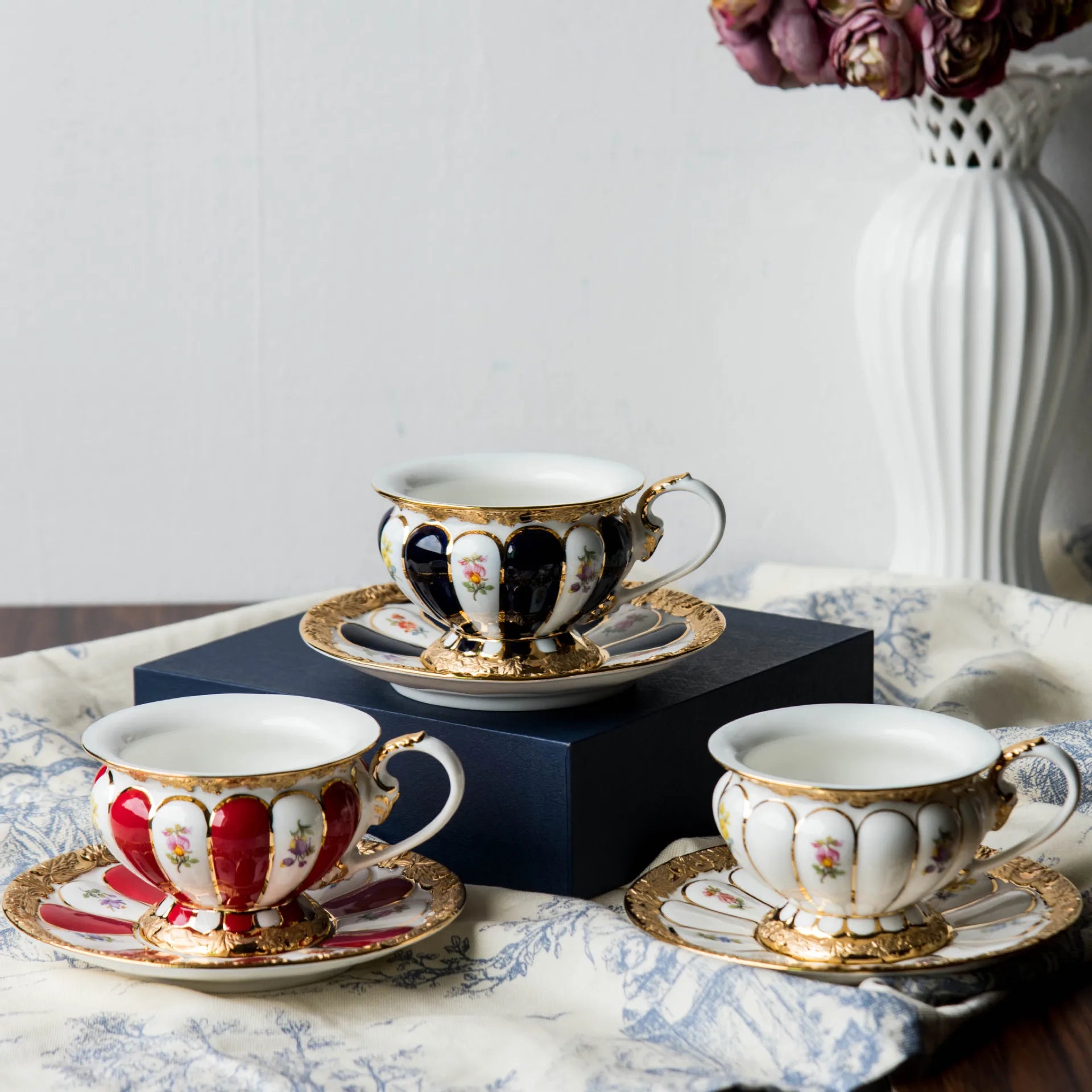 Luxus Keramik Tasse – Europäisches Design – 225ML/110ML