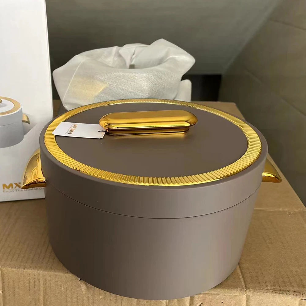 Isolierter Topf Set - Keramik Design - Perfekt für Ramadan 3-tlg