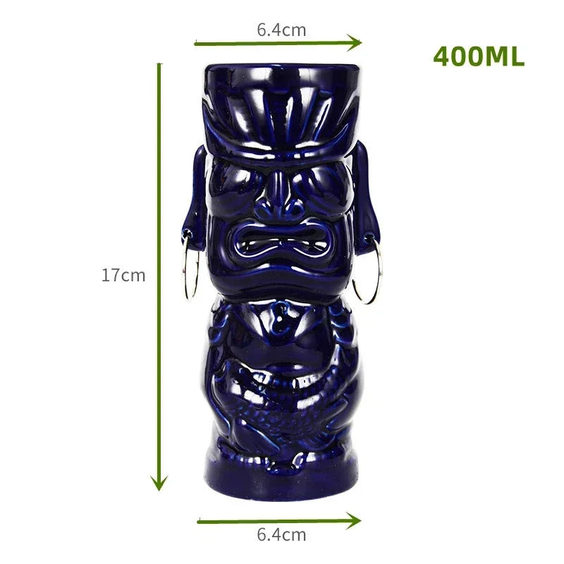 Keramische Tiki-Becher – Amerikanisch Handgemacht – 201-700ml