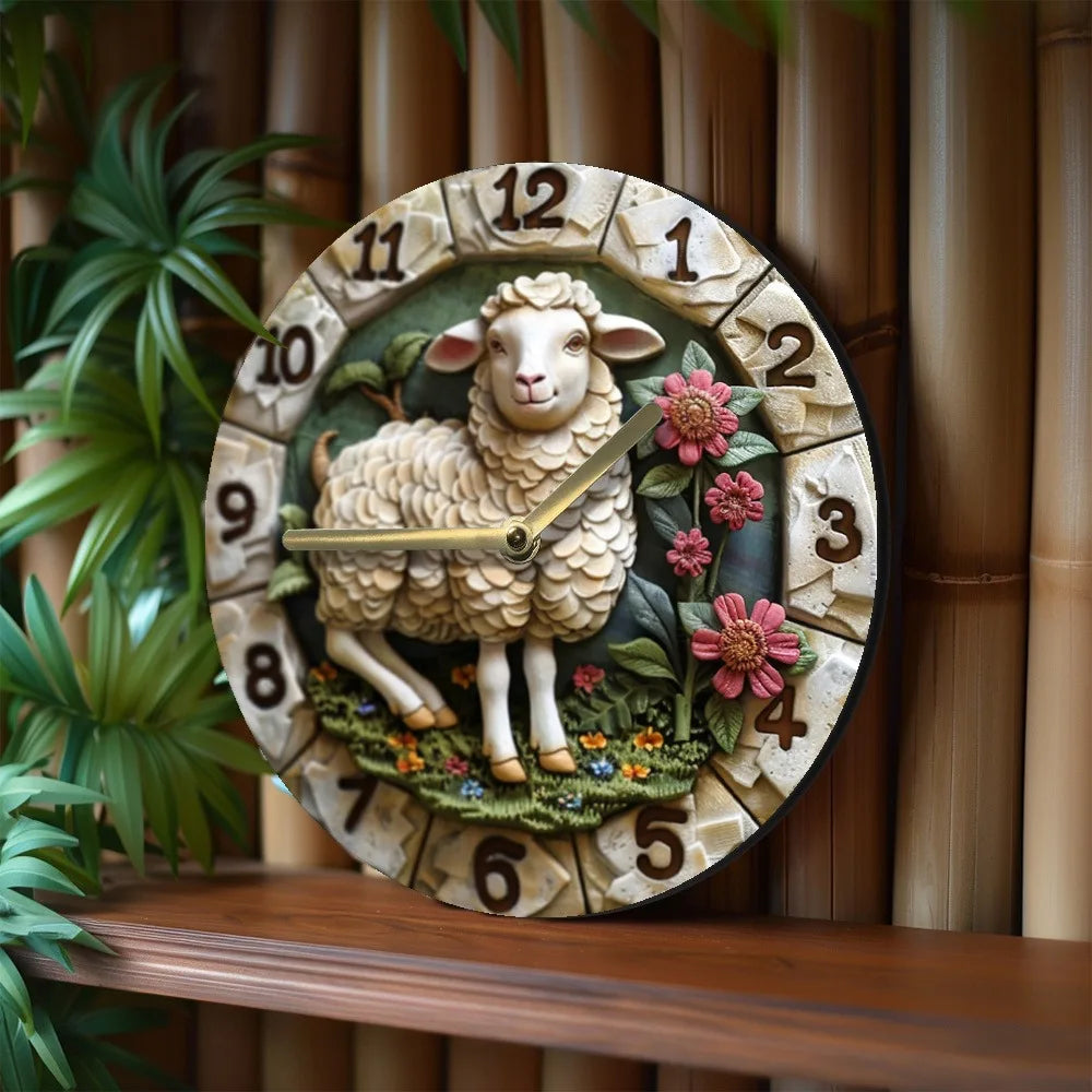 Holzwanduhr – Modern Stil – 30x30CM