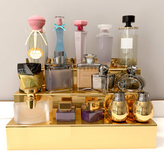 Acryl-Organizer – Gold Spiegel Design – 30x25x13 cm