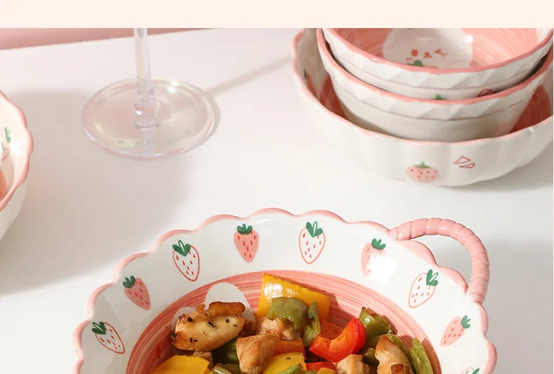 Keramikschalen – Underglaze Design – 11.8 bis 6.25 Zoll