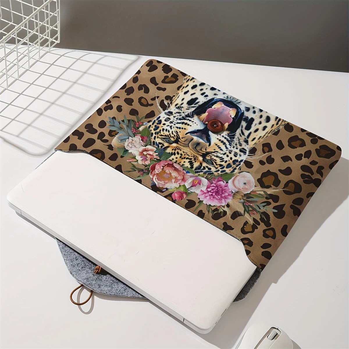 Cheetah Laptop-Tasche – Polyester-Design – Für Tablets