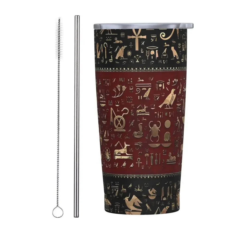 Edelstahlbecher – Kupferkunst Design – Isolierter Becher