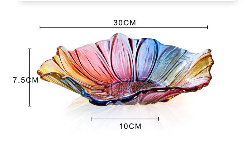 Obstteller – Nordisches Glas – 10 Zoll