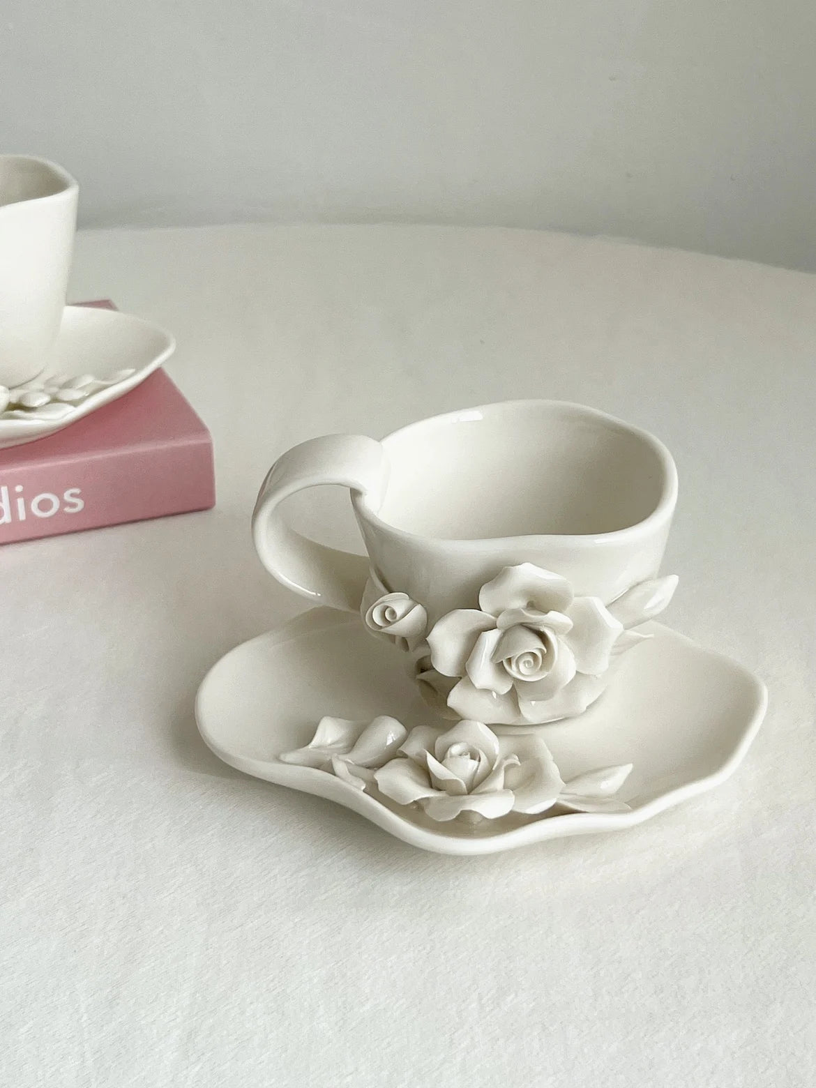 Blumentassen-Set – Europäisches Porzellan – H7.5cm; D9cm