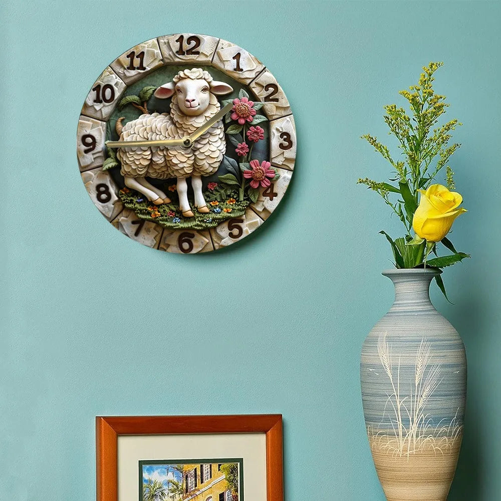 Holzwanduhr – Modern Stil – 30x30CM