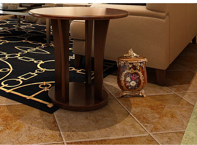 Europäischer Aufbewahrungskorb – Harz Schnitzdesign Couchtisch