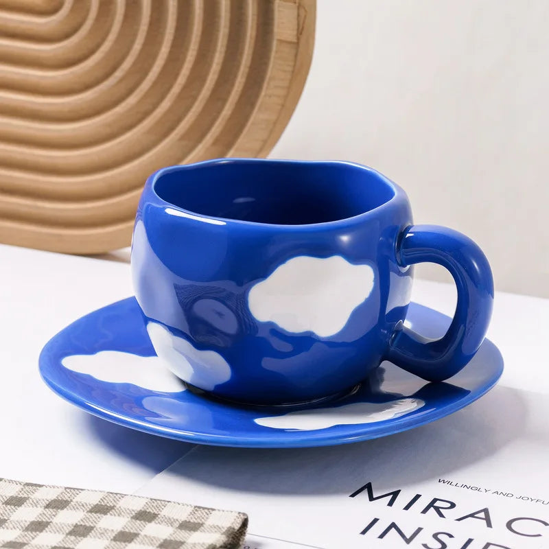 Kaffeetassen – Porzellan Cartoon Design – 320ML Set