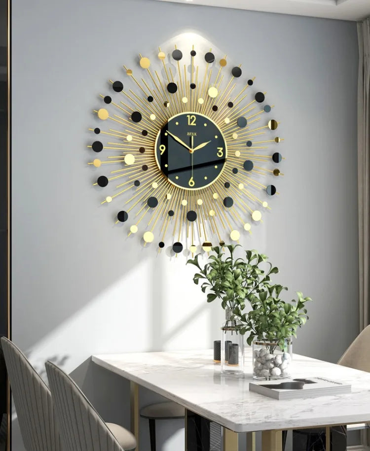 Luxus Wanduhren – Abstraktes Nordic Design – 80 cm