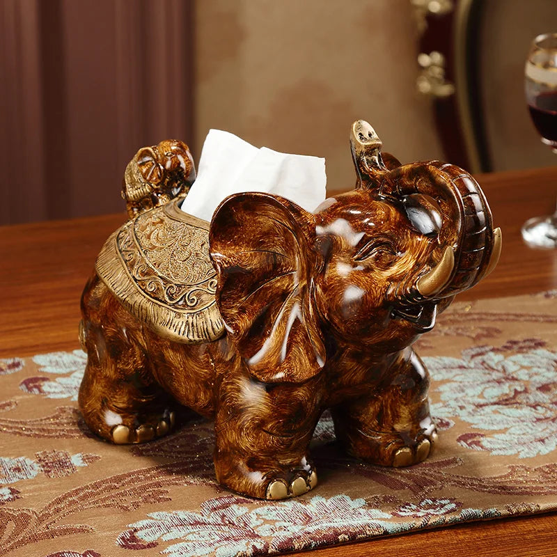 Luxus Resin Taschentuchbox – Europäischer Stil