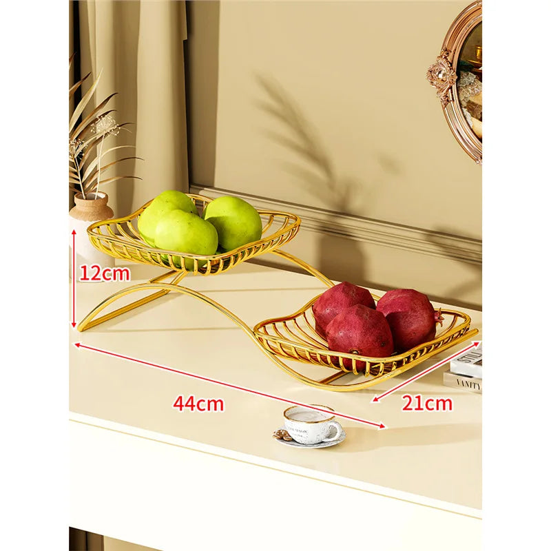 Mehrschichtiger Obstteller – Eisen-Design – Umweltfreundlich