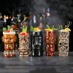 Keramische Tiki-Becher – Amerikanisch Handgemacht – 201-700ml