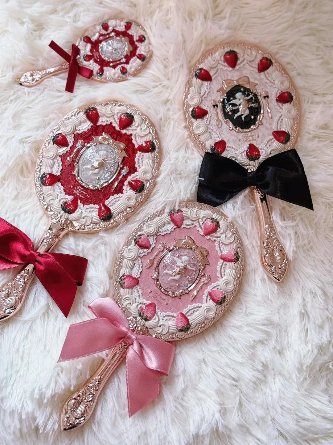 Luxus Schminkspiegel - Rokoko Design - Tragbare Eleganz