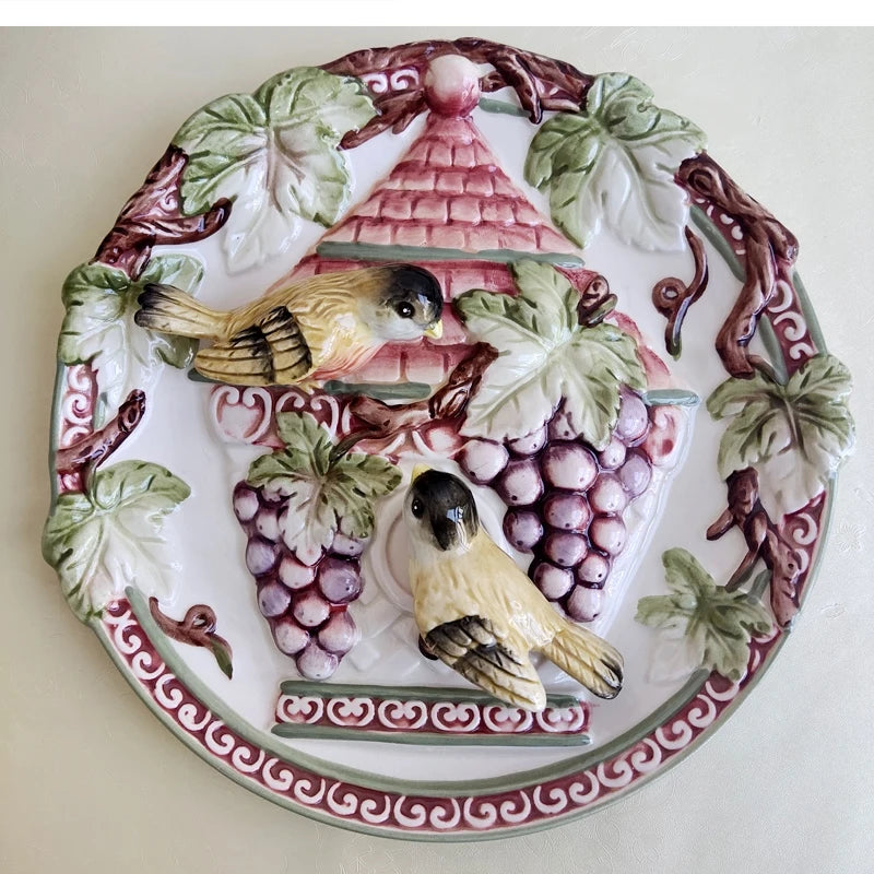 Pastoral Keramikvase – 3D Design – Wohnaccessoire