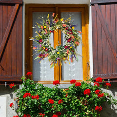 Frühlings-Wildblumenkranz – Floral 40-50cm