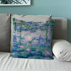 Wasserlilien Kissen – Kunst Design 45x45CM