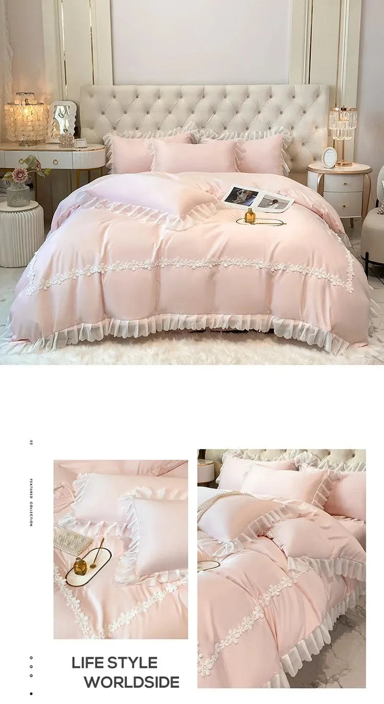 Bettwäsche – Gewaschene Baumwolle Prinzessin – 150x200cm