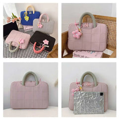 Laptop-Hülle – Polyester Karo – 14/16 Zoll Optionen