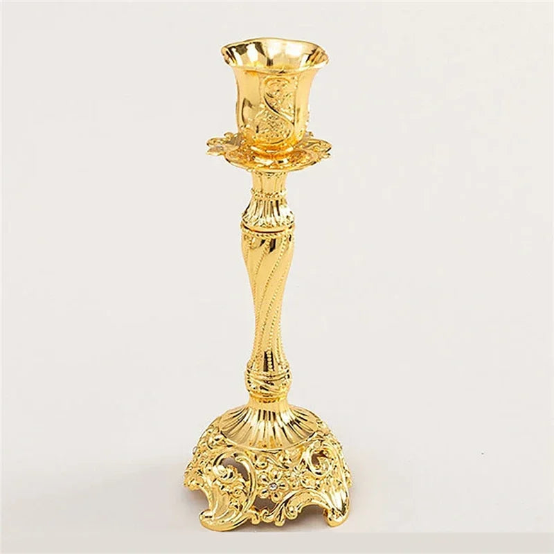 Retro Kerzenhalter Set – Zinklegierung – Europäischer Stil