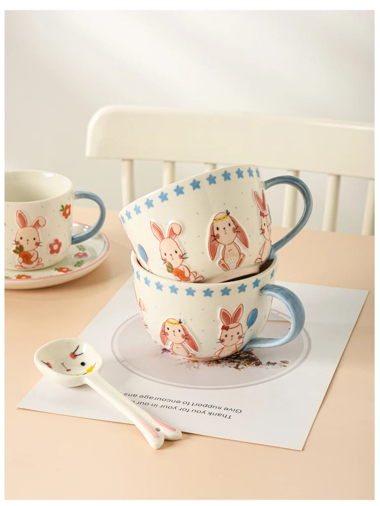 Keramik Osterhasen Teekanne – Porzellan Hasen Motiv