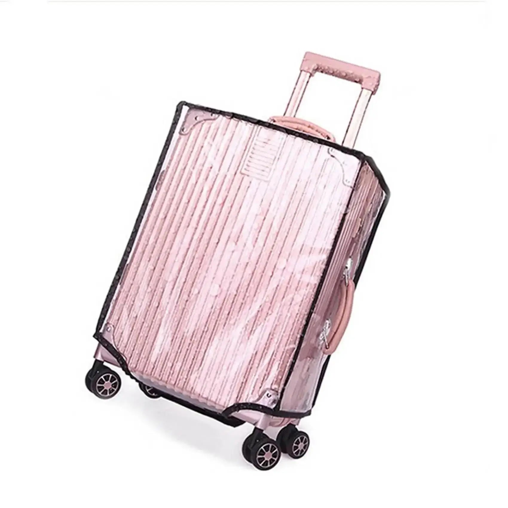 Staubfeste Kofferschutzhülle – Transparentes PVC – Reise-Essential