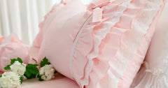 Kissenbezug - Prinzessin Rosa Spitze - Diverse Grössen