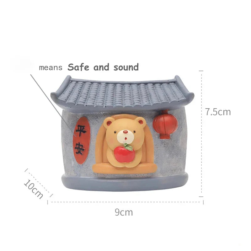 Pflanzgefäss - Cartoon-Design aus Resin - Schreibtisch-Deko