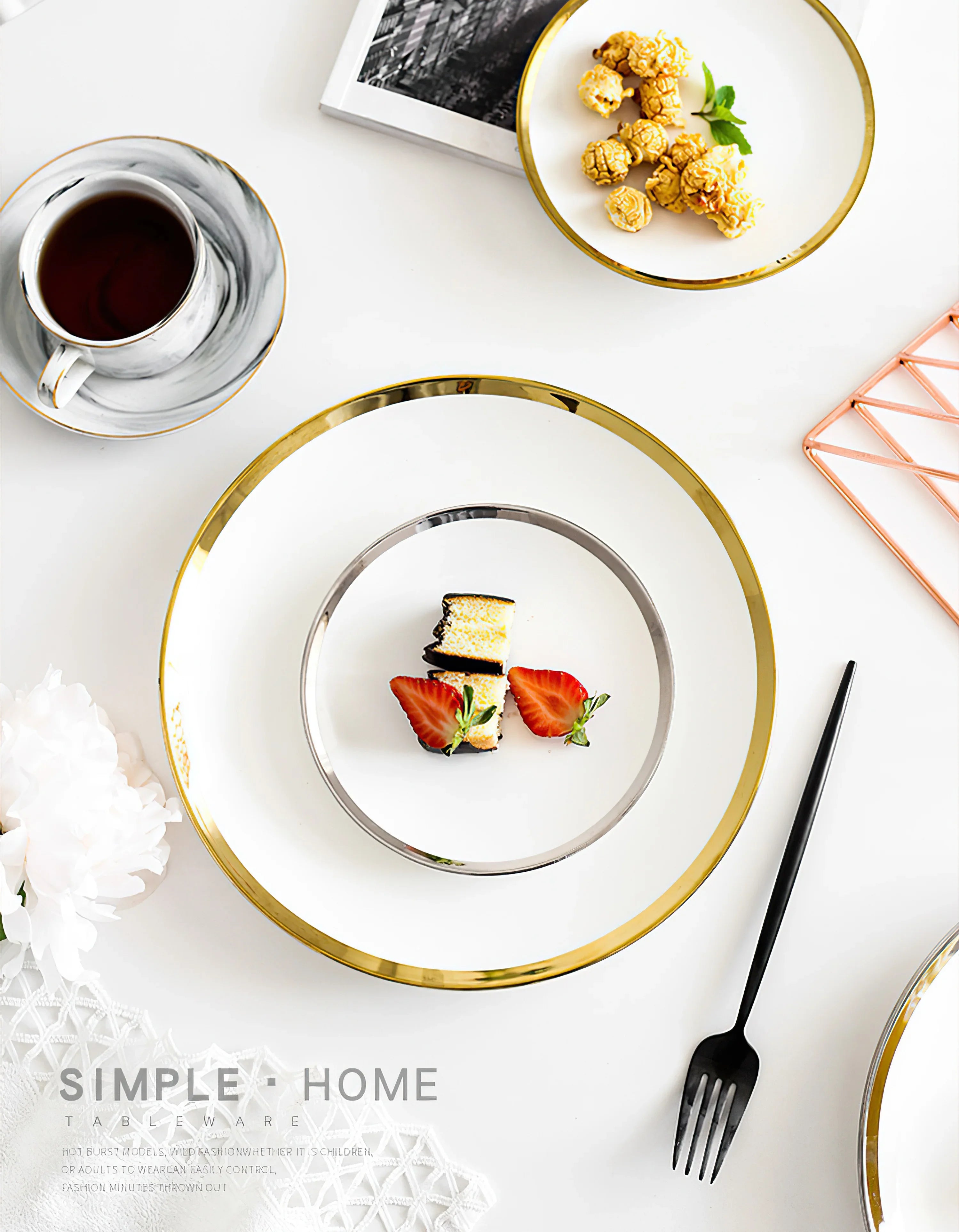 Keramikteller – Nordische Feinporzellan – Verschiedene Grössen