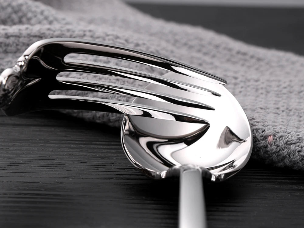 Vintage Gold Besteckset – Edelstahl – Service für 6