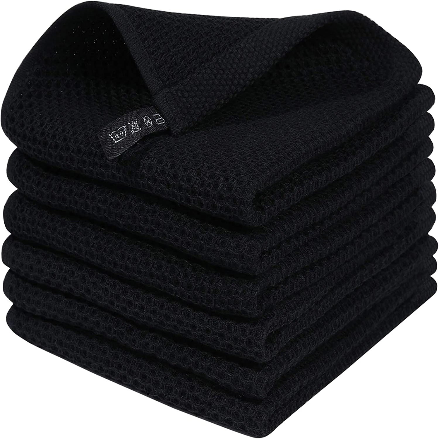Reines Baumwoll-Küchentuchset – Waffelstruktur – 30x30cm