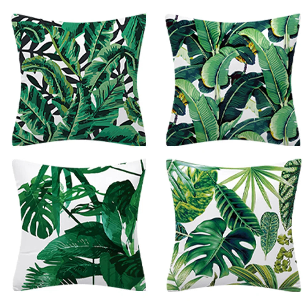 Wasserdichte Kissenbezüge – Jacquard-Leinen – 45x45cm
