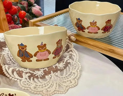 Keramik Schüsselset – Bone China Design – 20 cm Stilvolles Essgeschirr
