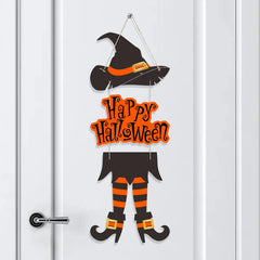 Hexenhut-Türschild – Papierkarton – Halloween-Deko