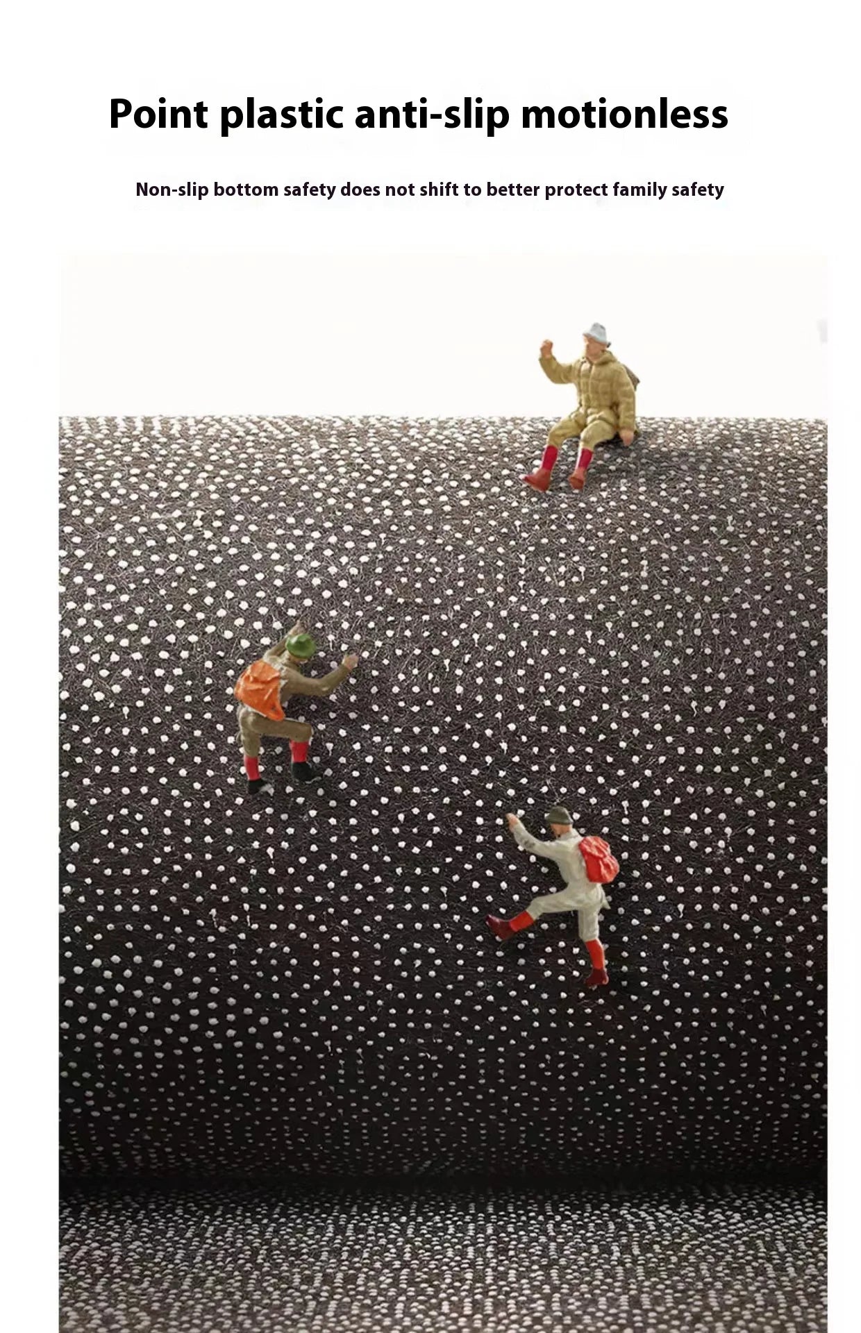 Luxusteppich aus Kunstwolle – Kaschmir Haptik – 80X200CM