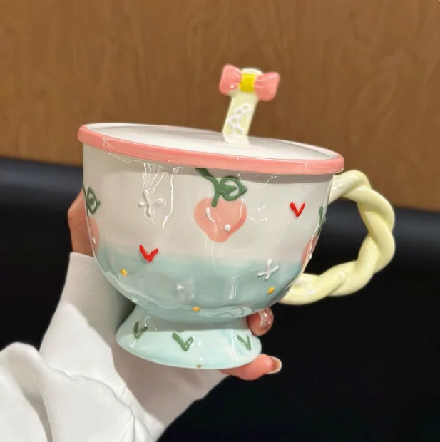 [Anime-Becher] – Keramik/Karton Design – 400ml Volumen