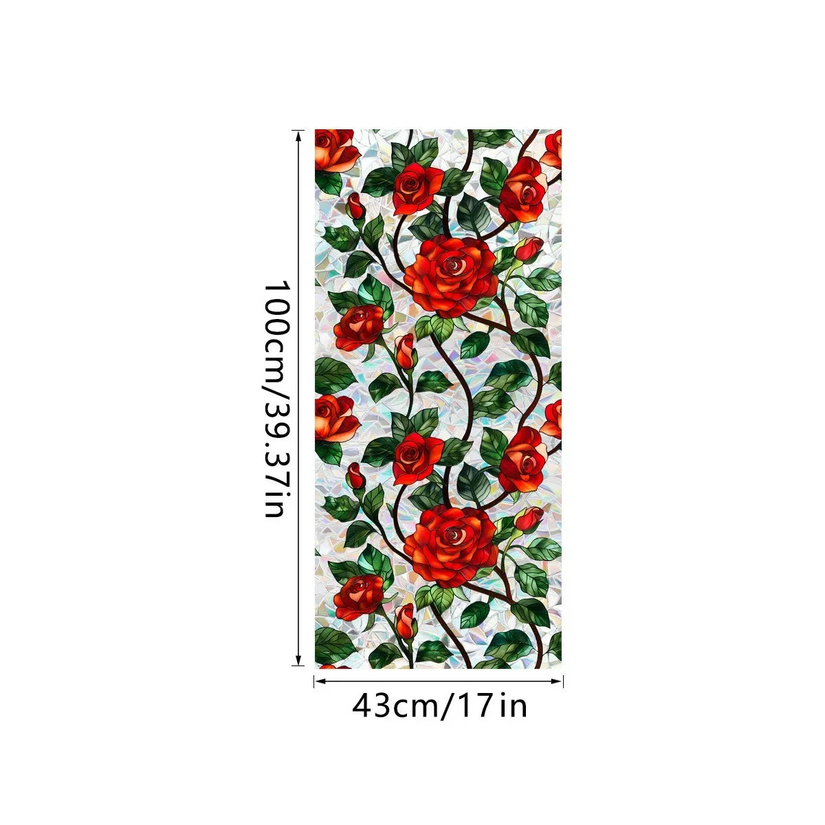 Sonnenfänger – Farbiges Design Glasfilm 43x100cm