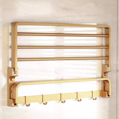 Gold Handtuchhalter – Aluminium Design – 60cm Badezimmer