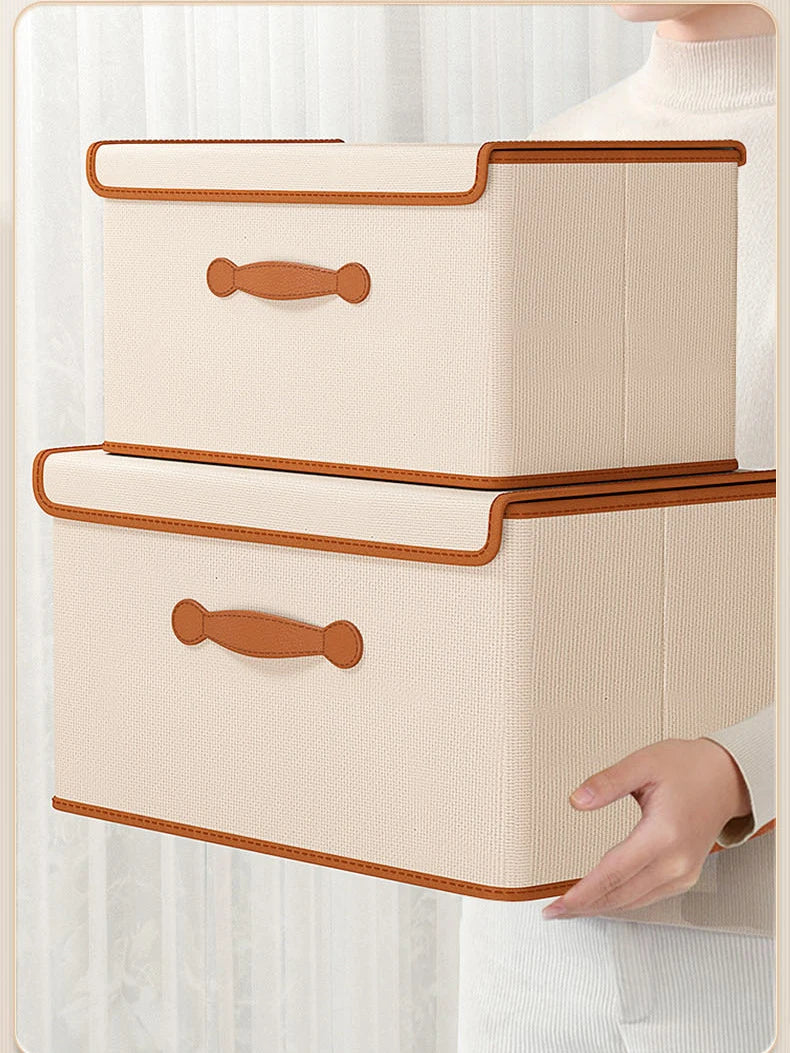 Faltbare Aufbewahrungsbox – Kationischer Stoff – Perfekt fürs Schlafzimmer