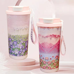 Vakuumflasche – Edelstahl – Tragbar, 530ml