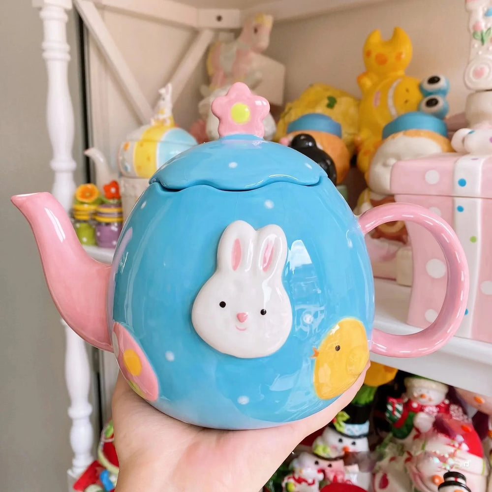 Bunte handgezeichnete Keramikteller und Tabletts aus hochwertiger Keramik