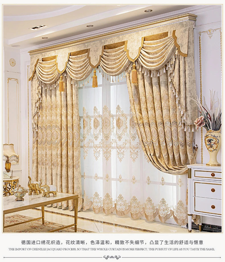 Luxus Verdunkelungsvorhänge - Europäisches Design - Massanfertigung