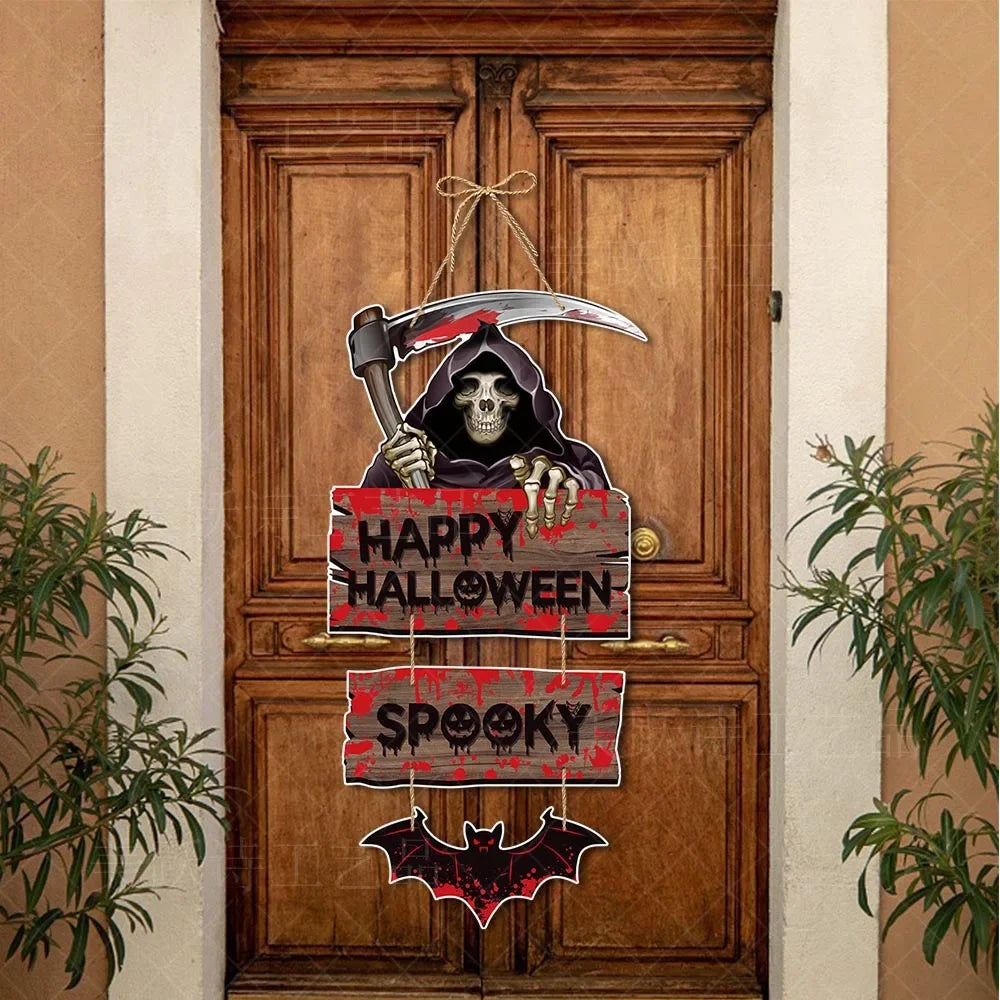 Halloween Türanhänger – Papierdeko – Charmanter Festlicher Touch