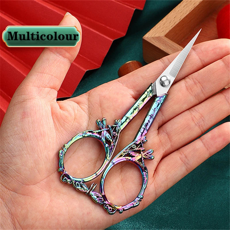 Edelstahl-Schere – Vintage Libellendesign – 12cm