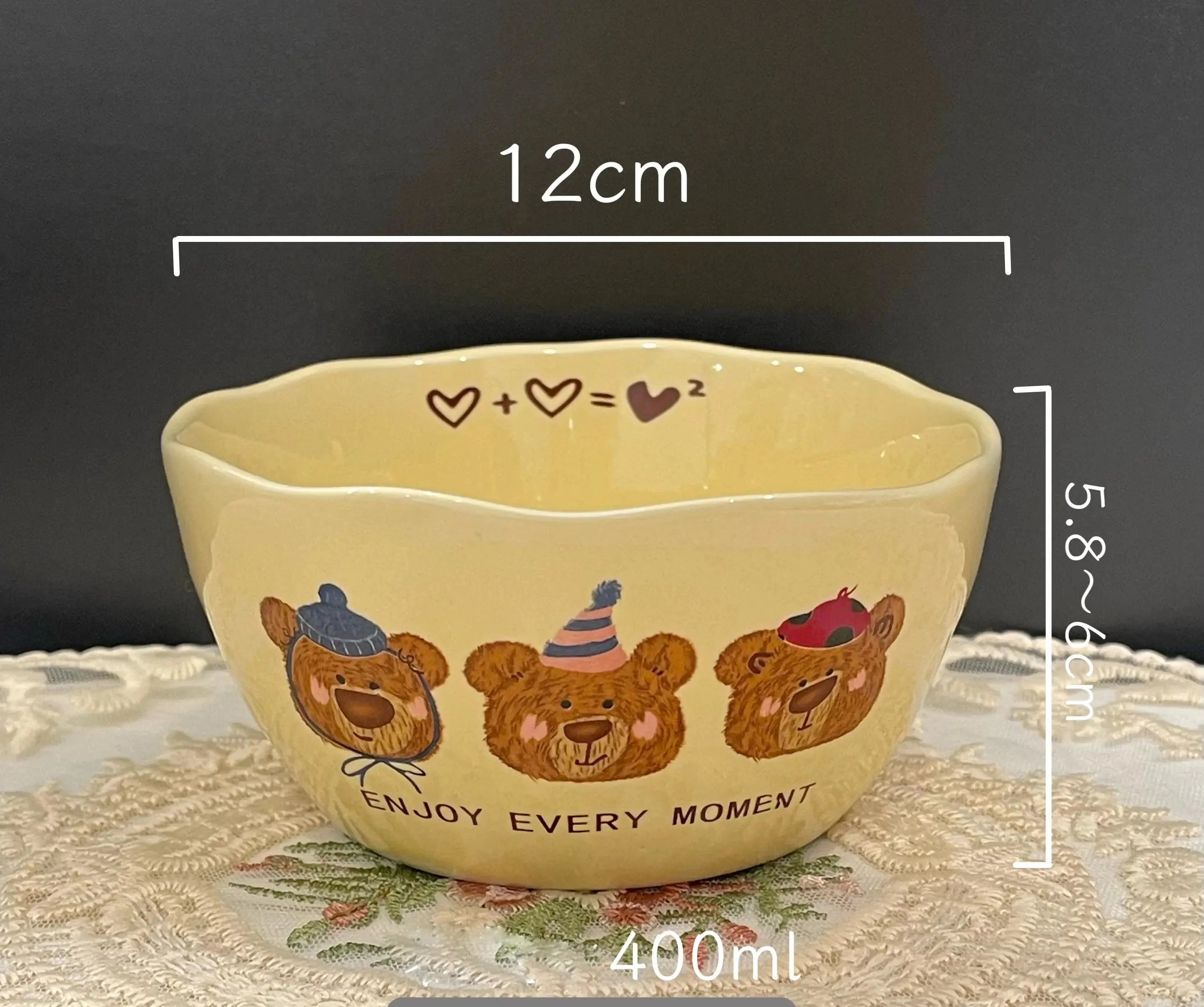 Keramik Schüsselset – Bone China Design – 20 cm Stilvolles Essgeschirr