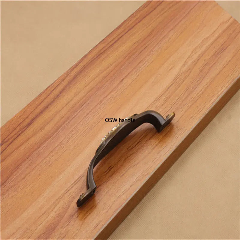 Vintage Zinklegierungsgriff – Rosen-Design 58mm/96mm/128mm