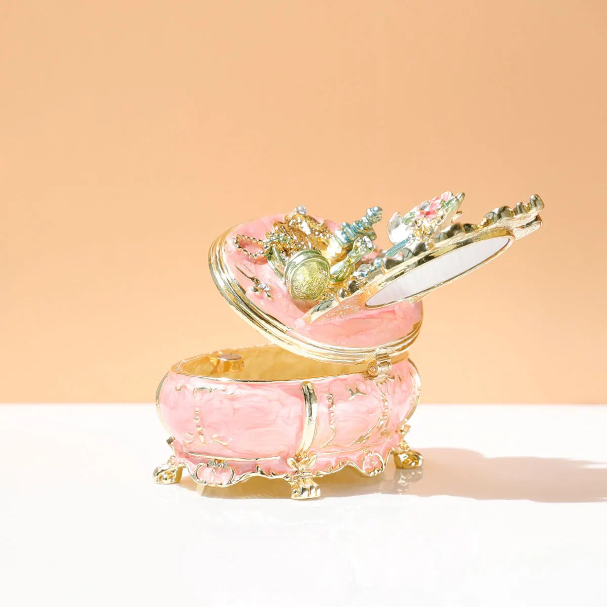 Schmuckkästchen – Handgemalt Emaille – 7x4.8x8.4 cm