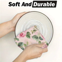 Küchentücher – Aquarell Design – 100% Polyester Set