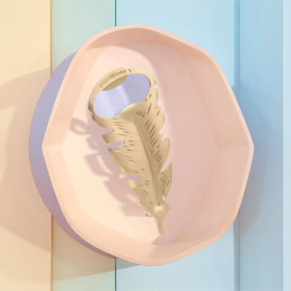 Goldener Flaschenöffner – Federdesign 10x4.2cm