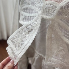 Elegante Spitzen-Tischläufer – Französisches Design – 30x190cm